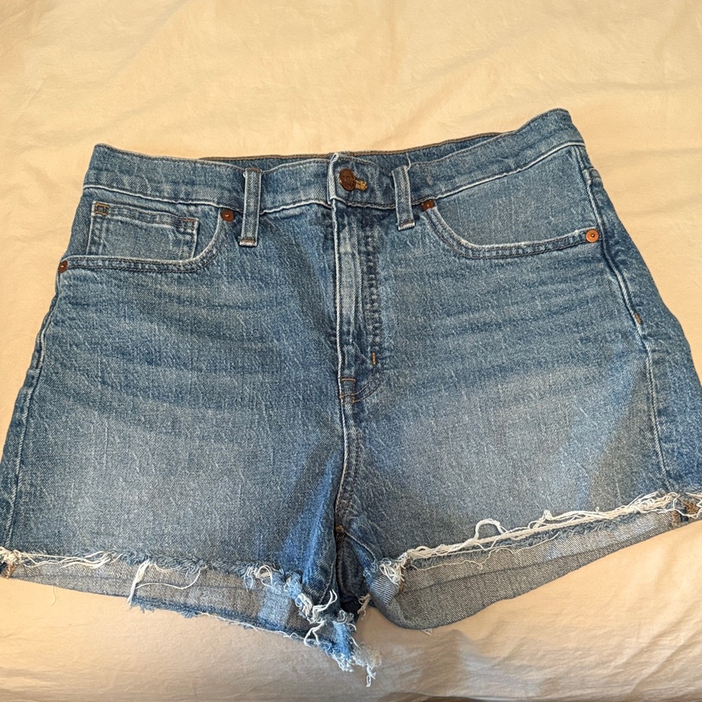 Madewell Light Blue Denim Cutoff Shorts